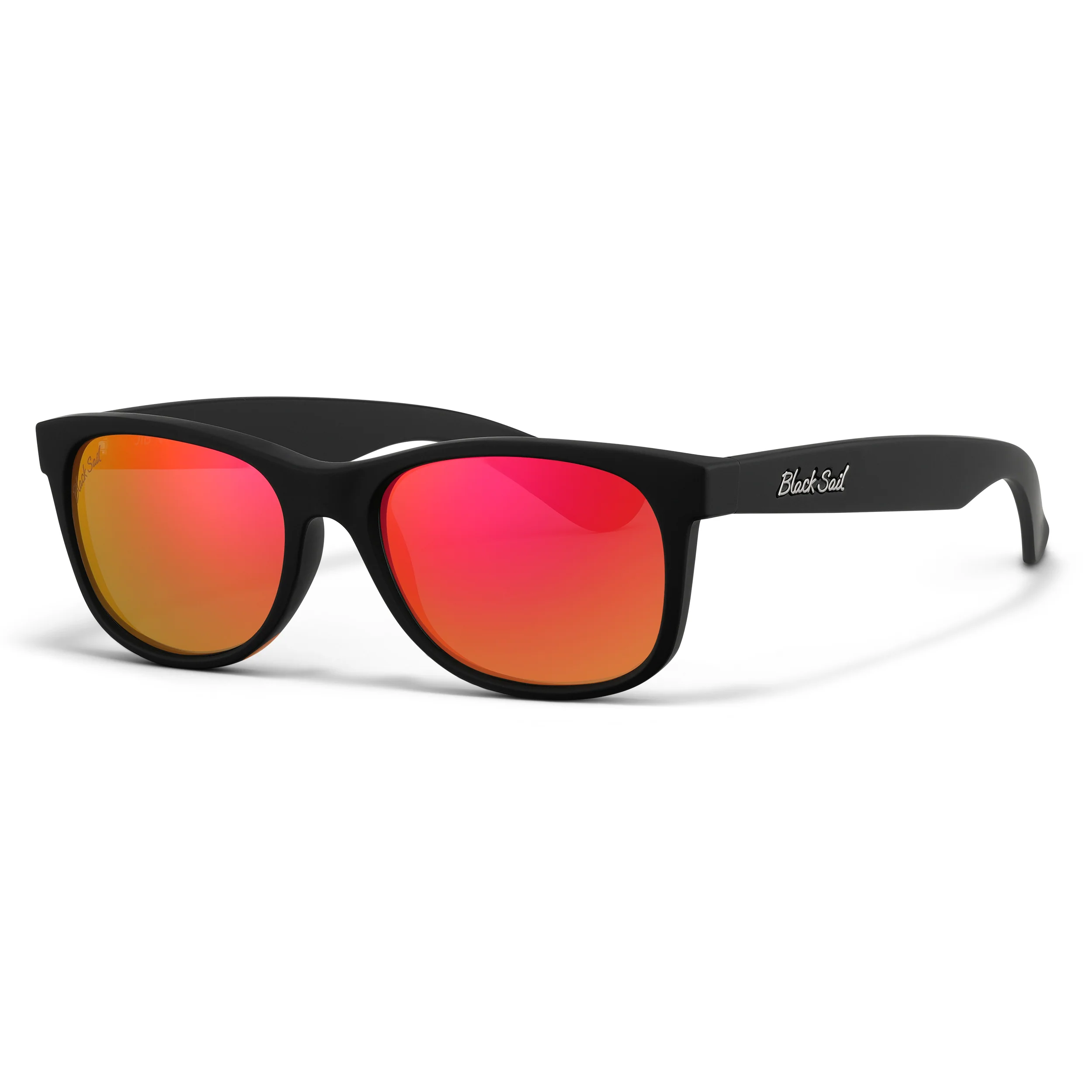 Jib-Matte Black-Red Mirror