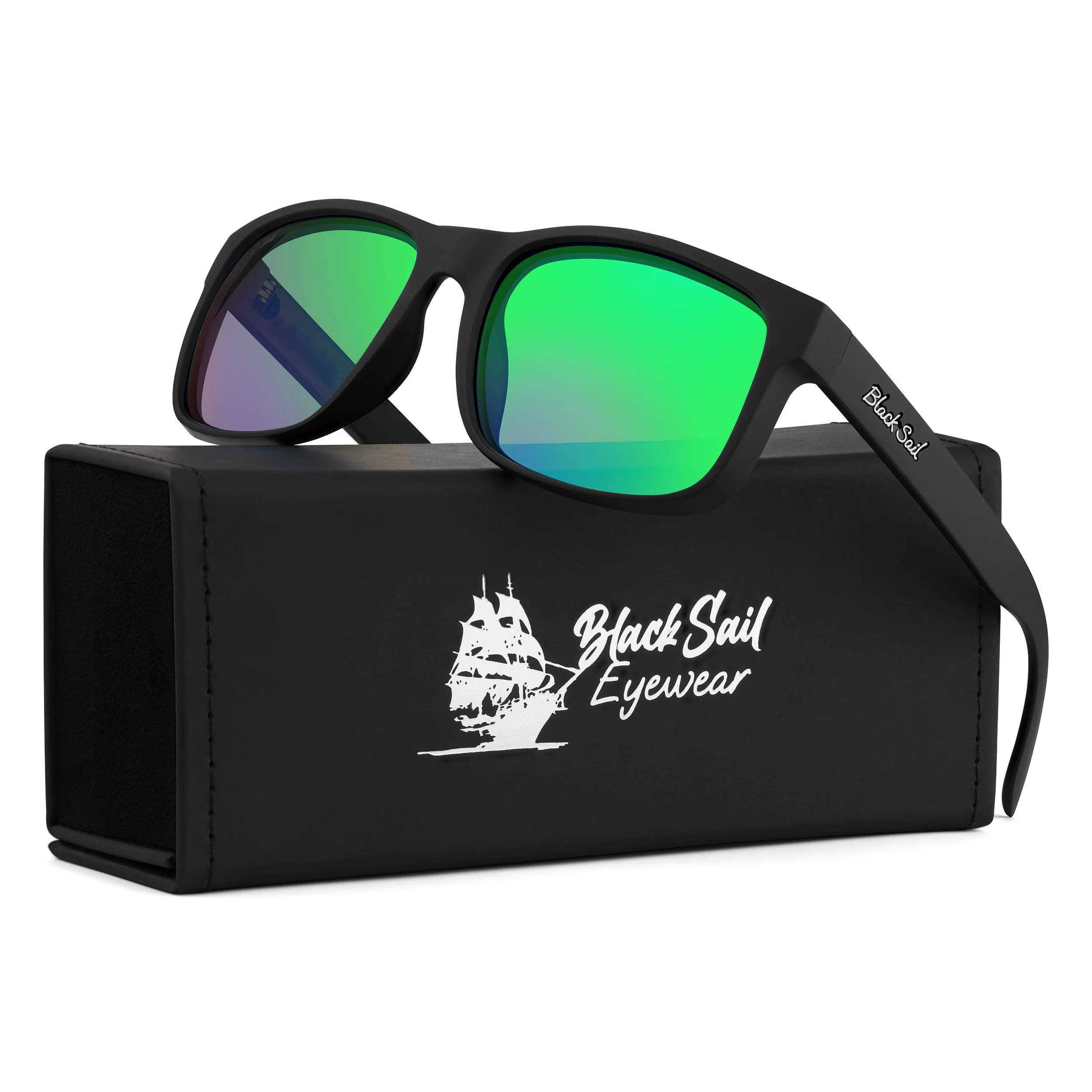 Rudder-Matte Black-Green Mirror - Image 5