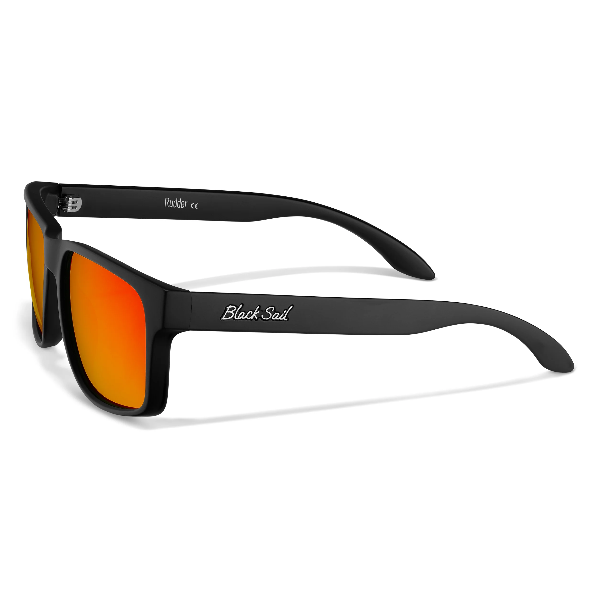 Rudder-Matte Black-Red Mirror - Image 3